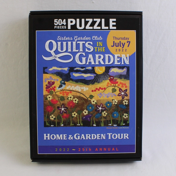 Sisters Oregon 504 Piece Puzzle Quilts In The Garden Tour 2022