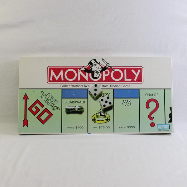 Vintage 1996 Parker Brothers Monopoly Board Game Complete Number 0009