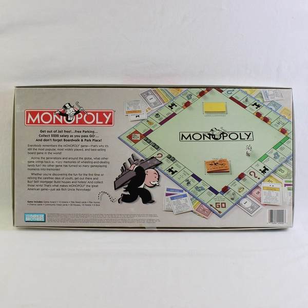 Vintage 1996 Parker Brothers Monopoly Board Game Complete Number 0009