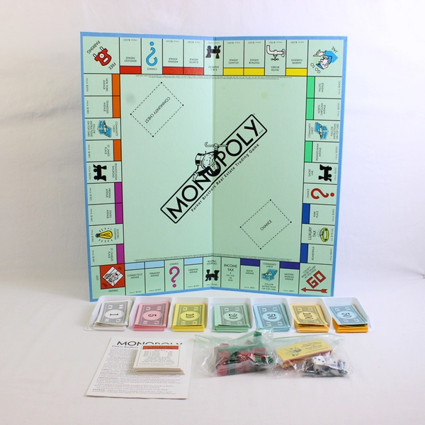 Vintage 1996 Parker Brothers Monopoly Board Game Complete Number 0009