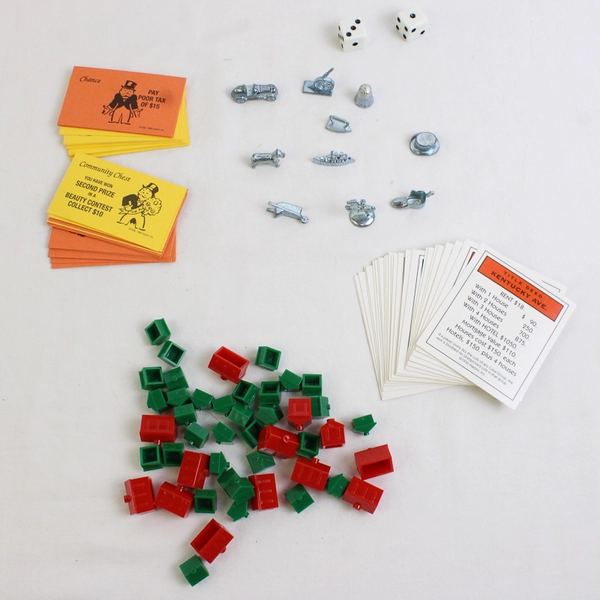 Vintage 1996 Parker Brothers Monopoly Board Game Complete Number 0009