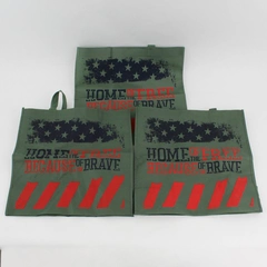 3 Home of The Free Because Of The Brave Reusable Shopping Bag Tunnel to Towers