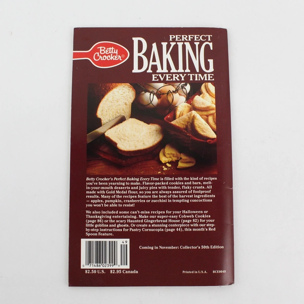 Betty Crocker PERFECT BAKING EVERY TIME Creative Recipes October 1990