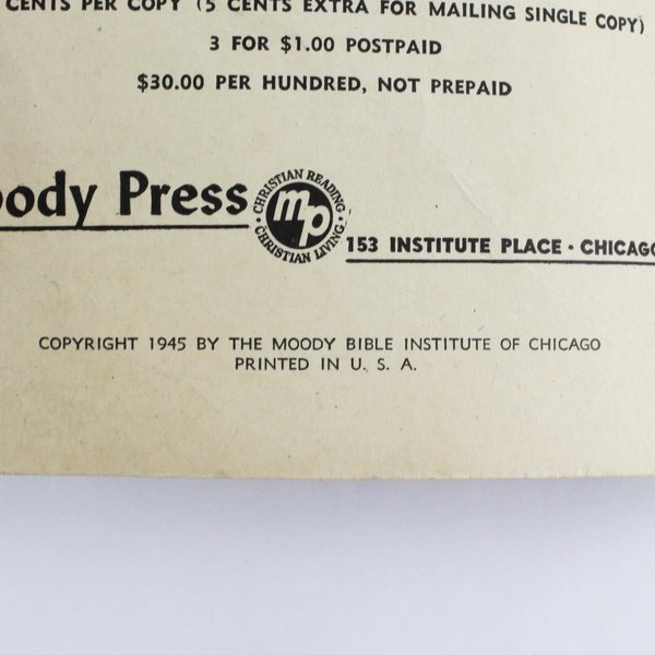 Great Songs Of The Gospel Al Smith 1945 Moody Press Hymnal Hymn Book