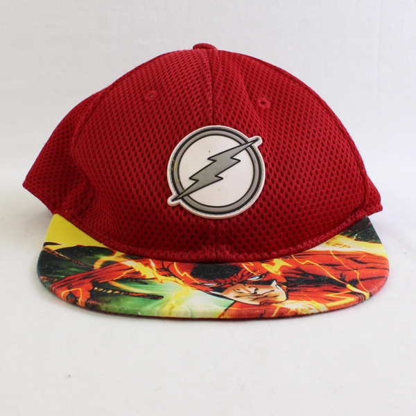 The Flash Graphic Snapback Hat Youth Size Red Adjustable Hat Cap