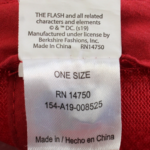 The Flash Graphic Snapback Hat Youth Size Red Adjustable Hat Cap