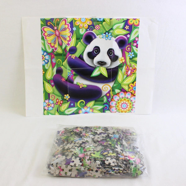 CEACO Groovy Animals Panda Bear 750 Piece Puzzle + Bonus Poster