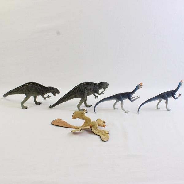 Lot of 5 Carnegie Dinosaur Figurine Toys Years 2001 2004 2006