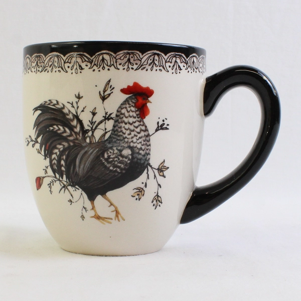 Cracker Barrel Susan Winget Rooster Coffee Mug Farmhouse Decor Collectible