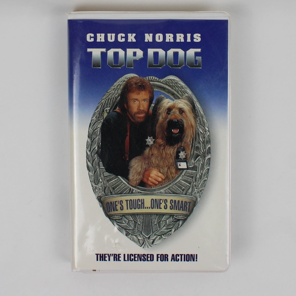 Top Dog VHS Cassette Movie 1995 Chuck Norris