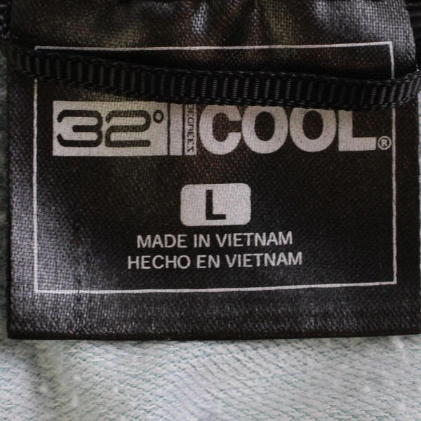 32 Degrees Cool Sweater Women's L Teal Full Zip Hooded Sweater