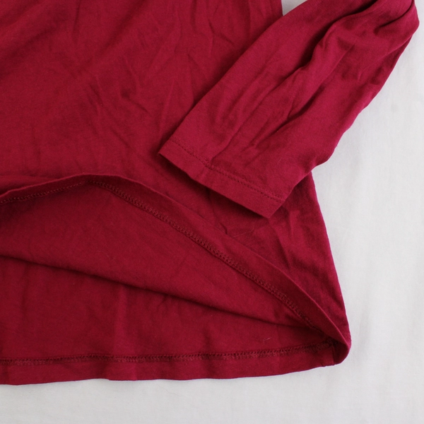 Loft Outlet Women's M Red 100% Cotton Long Sleeve Shirt