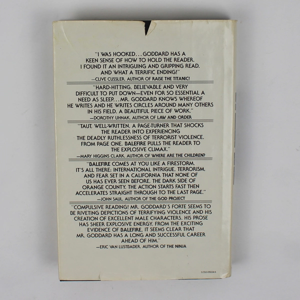 Vintage 1983 Novel Balefire by Kenneth Goddard Hardcover Dust Jacket 1st Edition