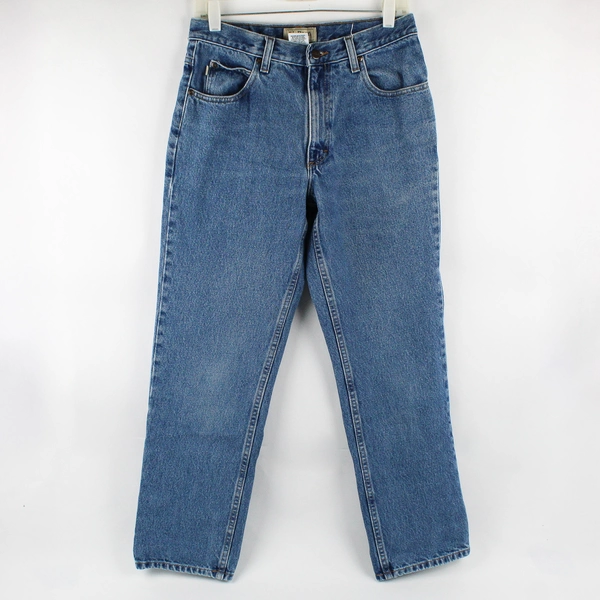 Vintage L.L. Bean Jeans Women's 30x29 Light Wash Straight Leg USA Denim Jeans