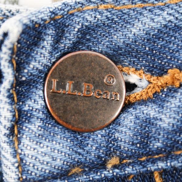 Vintage L.L. Bean Jeans Women's 30x29 Light Wash Straight Leg USA Denim Jeans