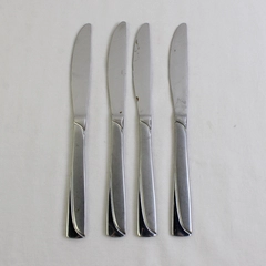 Lot Of 4 Oneida Silver Madeline (Stainless) Flatware Dinner Knives 8.75" Long