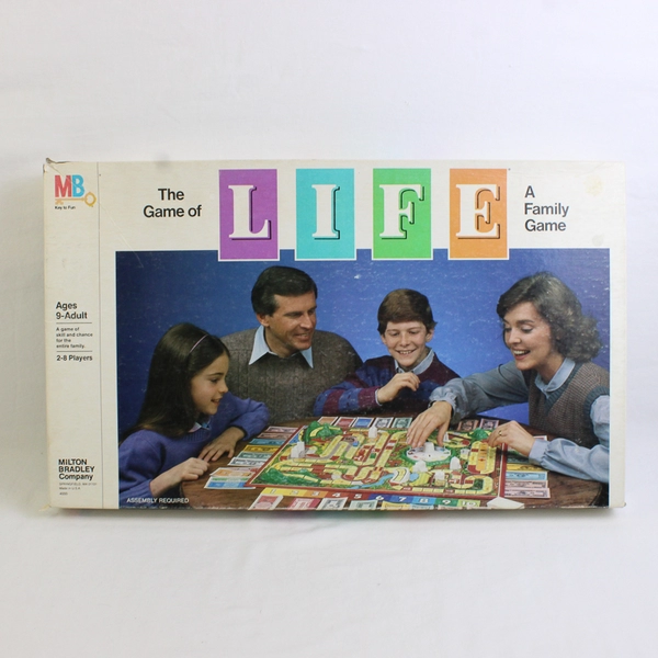 1985 Milton Bradley The Game Of Life Board Game Complete