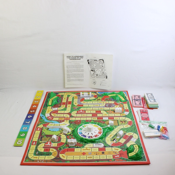 1985 Milton Bradley The Game Of Life Board Game Complete
