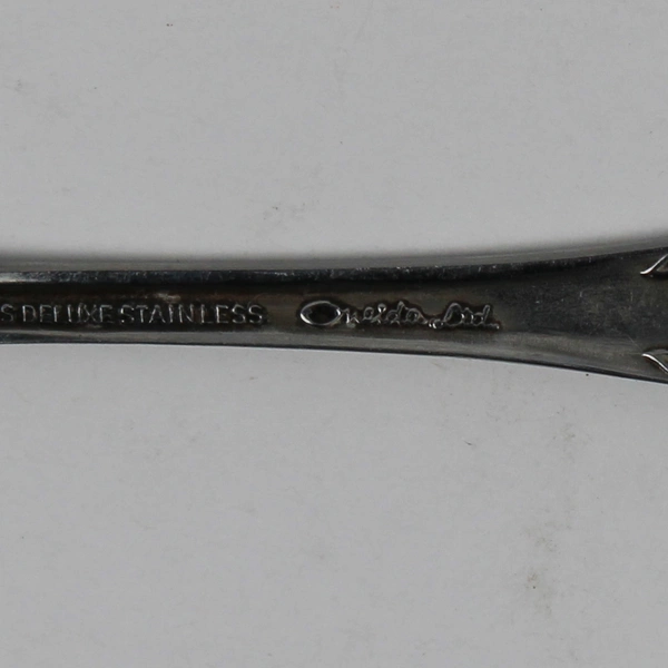 Lot Of 6 Oneida Silver Mansfield (Stainless) Flatware Soup Spoons 7" Long