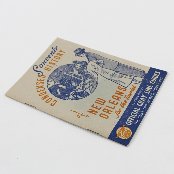 Condensed History of New Orleans Gray Line Sightseeing Bus Tours 1940s Booklet