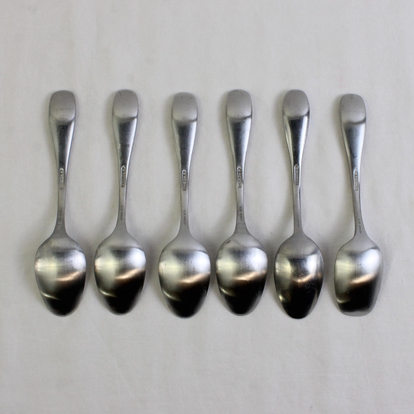 Lot Of 6 Oneida Silver Satin Voss (Stainless) Flatware 5 Teaspoons & 1 Sugar
