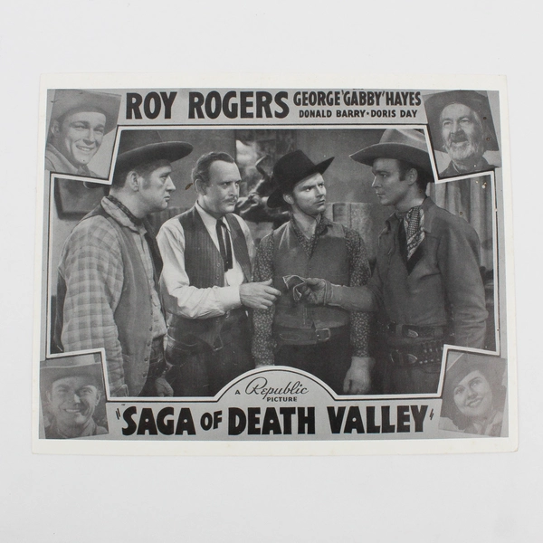 Saga Of Death Valley Roy Rogers Western Movie 8X10 Lobby Card Vintage Reprint 