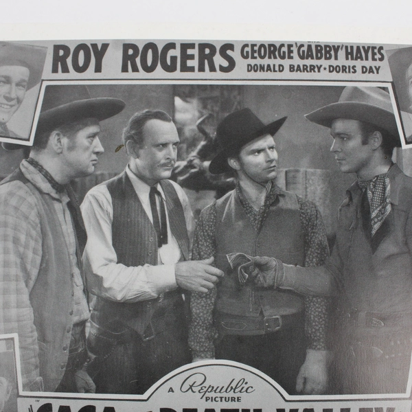 Saga Of Death Valley Roy Rogers Western Movie 8X10 Lobby Card Vintage Reprint 
