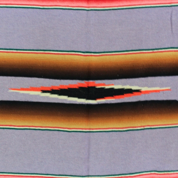 Unbranded Multicolor Striped Woven Throw Blanket 47" x 78.5"