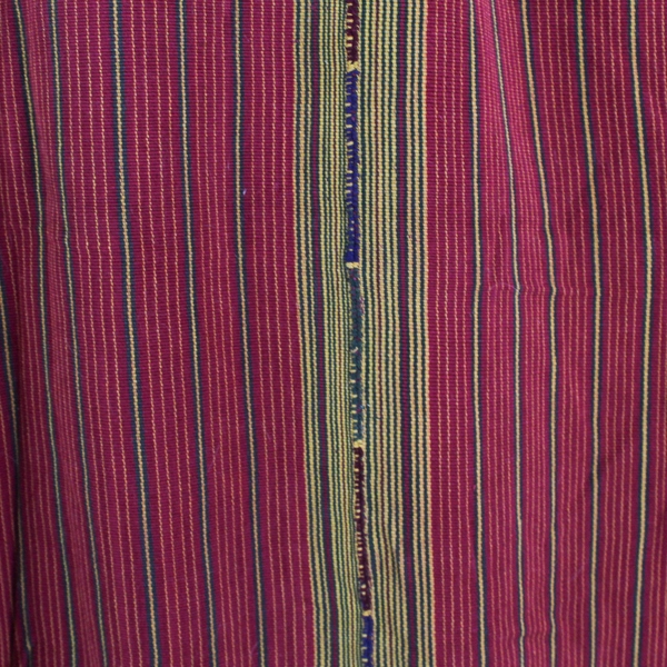 Unbranded Red Striped Woven Throw Blanket 83.5" x 92"