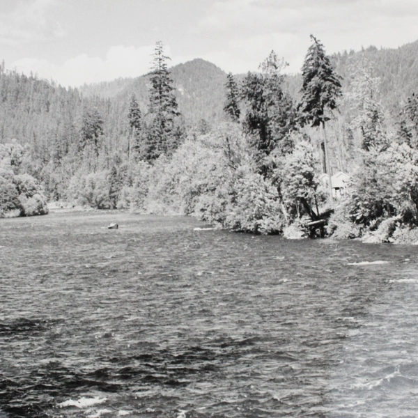 Vintage McKenzie River Drift Boat Fishing 8X10 Photo Oregon Highway Department