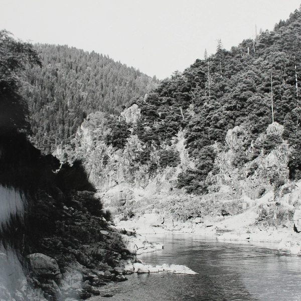 Vintage Rogue River Oregon Steelhead Stream 8X10 Photo Oregon Highway Department
