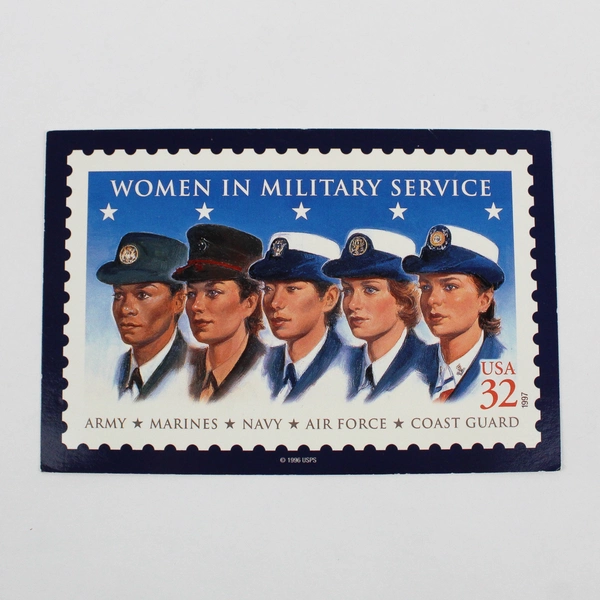 Lot Of 3 USPS Commemorative Stamp Postcards Veterans Women In Military POW MIA 