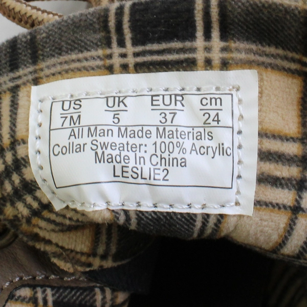 Sporto Brown Faux Leather Bootie Women's Size 7M