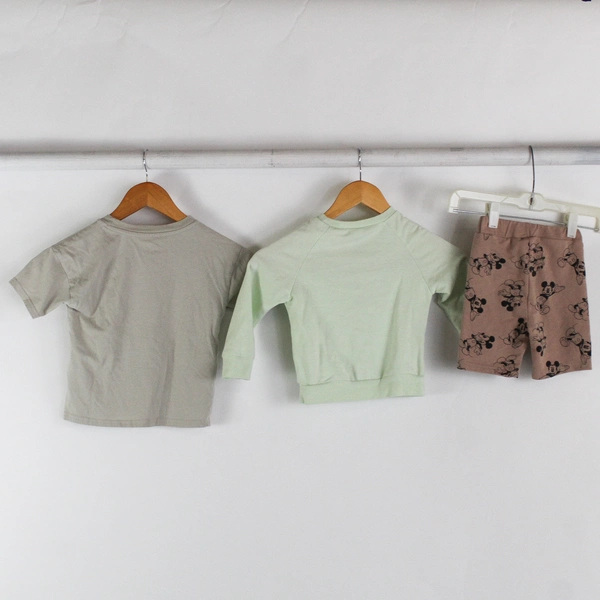 3 Pc Lot Disney Jr. Mickey Mouse Stitch Kids Clothes Size 4T