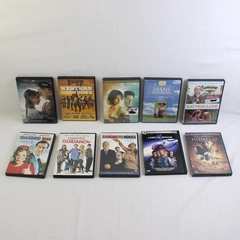 Lot of 10 Multiple DVD Movies Rated PG/PG-13 Action Comedy Romance