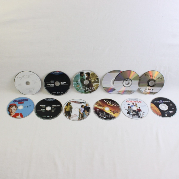 Lot of 10 Multiple DVD Movies Rated PG/PG-13 Action Comedy Romance