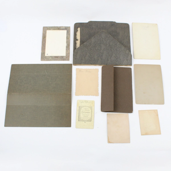 Lot of 10 Family Photos DeLong Leroux Family Harper Kansas 1880s 1940s