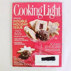 Cooking Light Magazine Double Holiday Issue December 2009