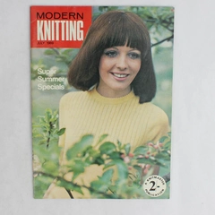 Vintage Modern Knitting Magazine Machine Knitting July 1969 Super Summer Special