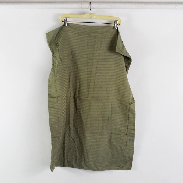 Lot Of 2 Royal Sateen Green Striped Standard Pillow Shams 100% Egyptian Cotton