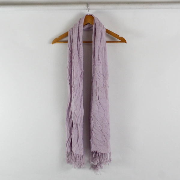 Lot of 4 Multicolor Fringe Rectangle Scarves with Various Textures 