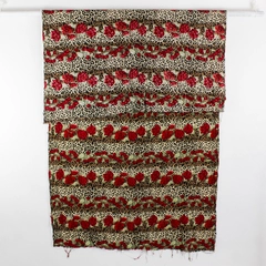 Harriet Sawyer for Euro-American Rose and Jaguar Print Fabric 97" x 1.5 Yds