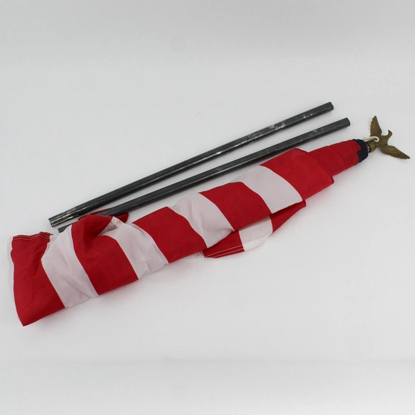 VTG Atlas 3x5 American Flag Kit 50 Star Flag And 3 Piece Metal Pole