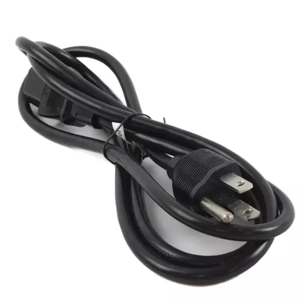 Lot of 4 60° AC Power Cords IEC 60 Degree 3-Prong Used Untested