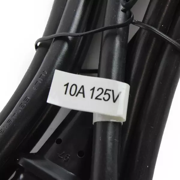 Lot of 4 60° AC Power Cords IEC 60 Degree 3-Prong Used Untested