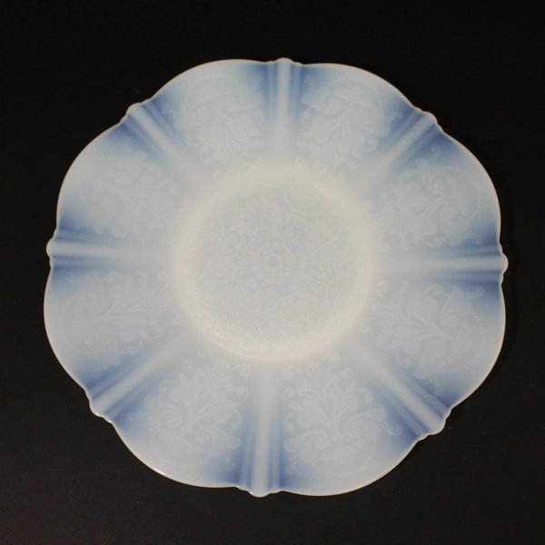  Macbeth Evans American Sweetheart Monax White Milk Glass Opaque Dinner Plate