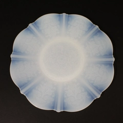  Macbeth Evans American Sweetheart Monax White Milk Glass Opaque Dinner Plate