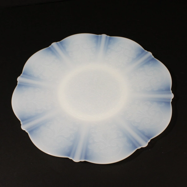  Macbeth Evans American Sweetheart Monax White Milk Glass Opaque Dinner Plate