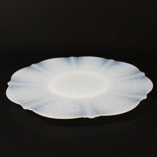  Macbeth Evans American Sweetheart Monax White Milk Glass Opaque Dinner Plate