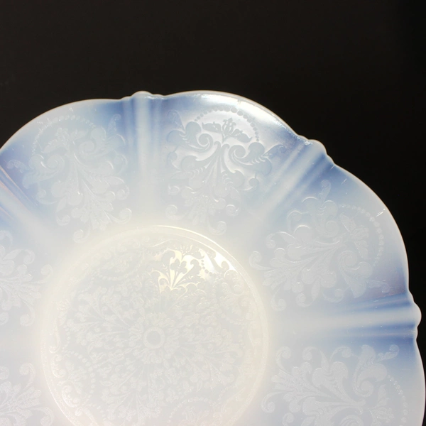 Macbeth Evans American Sweetheart Monax White Milk Glass Opaque Dinner Plate